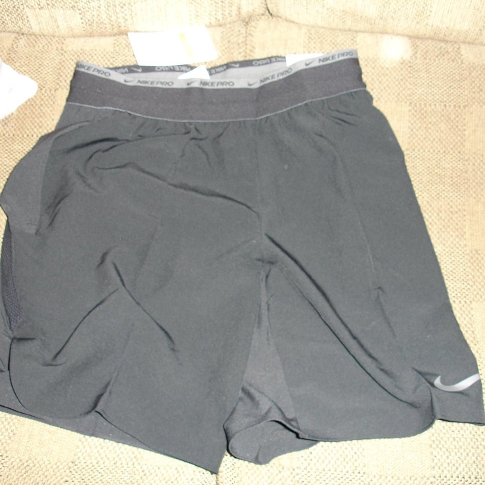 NWT Nike Pro Dri-Fit Athletic Shorts - Black Nike Shorts - Workout Shorts - …